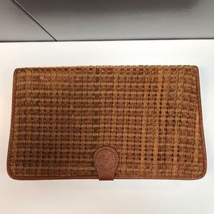 AUTHENTIC Fendi straw vintage clutch